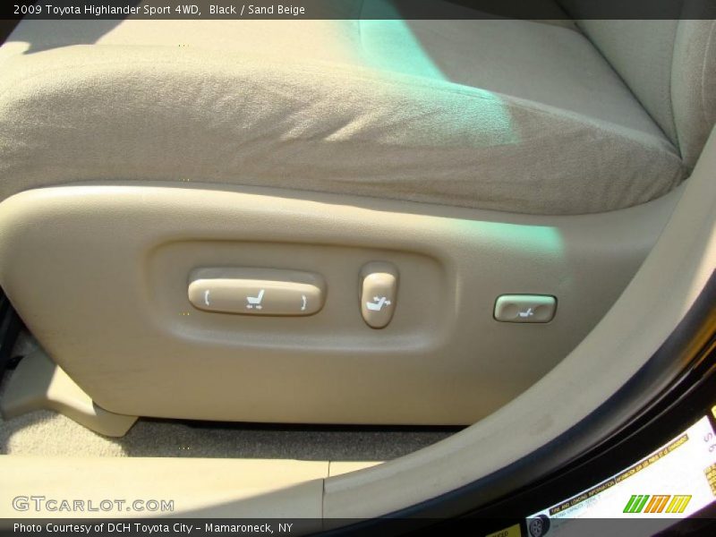 Black / Sand Beige 2009 Toyota Highlander Sport 4WD
