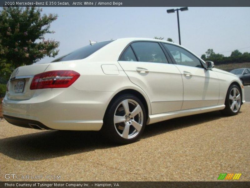 Arctic White / Almond Beige 2010 Mercedes-Benz E 350 Sedan