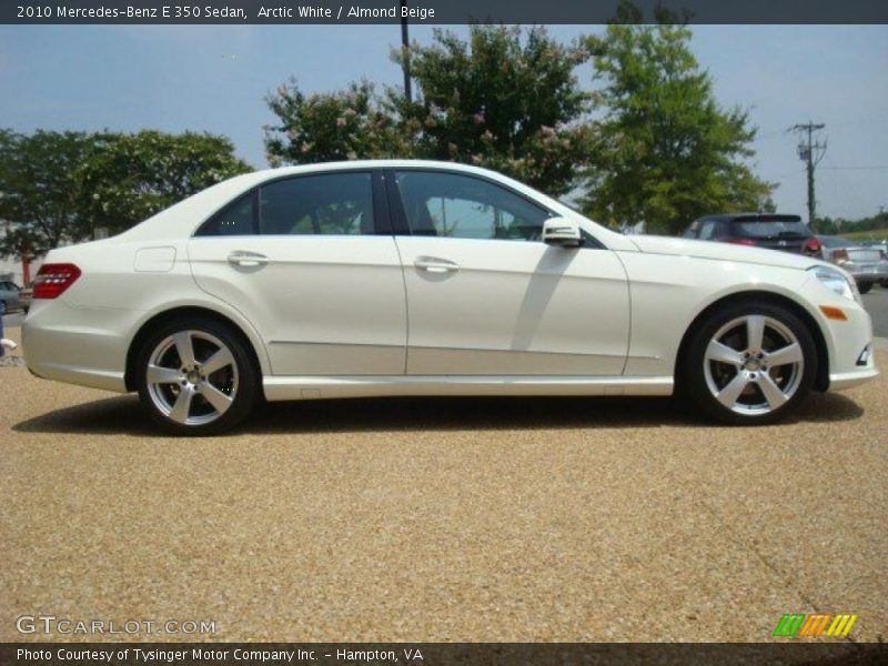 Arctic White / Almond Beige 2010 Mercedes-Benz E 350 Sedan