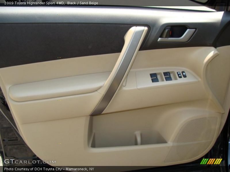 Black / Sand Beige 2009 Toyota Highlander Sport 4WD