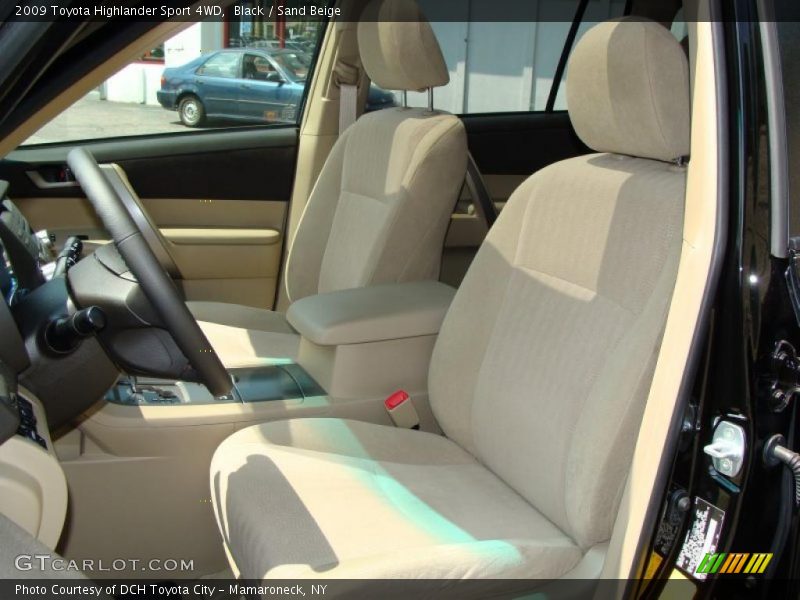 Black / Sand Beige 2009 Toyota Highlander Sport 4WD