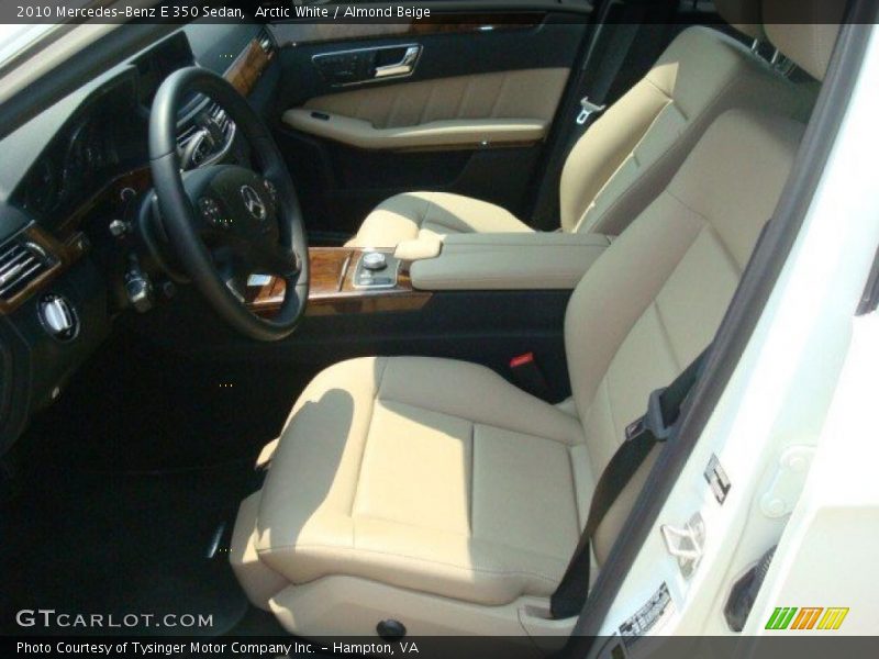 Arctic White / Almond Beige 2010 Mercedes-Benz E 350 Sedan