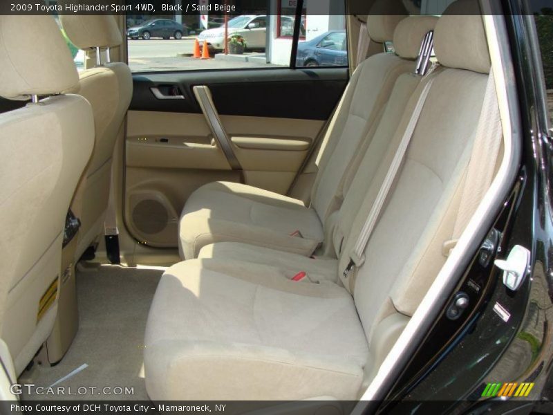 Black / Sand Beige 2009 Toyota Highlander Sport 4WD