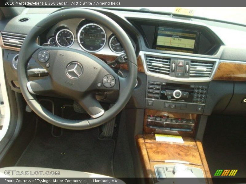 Arctic White / Almond Beige 2010 Mercedes-Benz E 350 Sedan