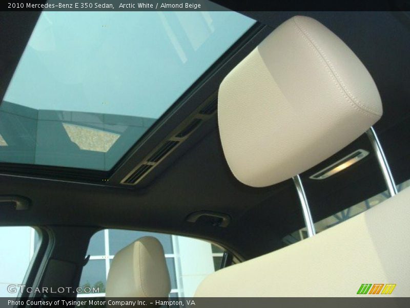 Arctic White / Almond Beige 2010 Mercedes-Benz E 350 Sedan