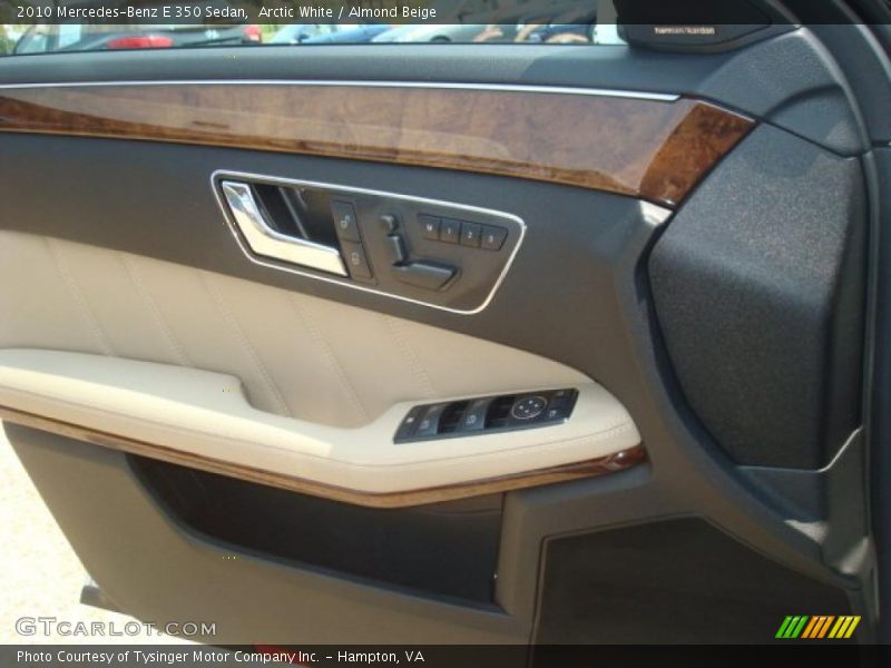 Arctic White / Almond Beige 2010 Mercedes-Benz E 350 Sedan