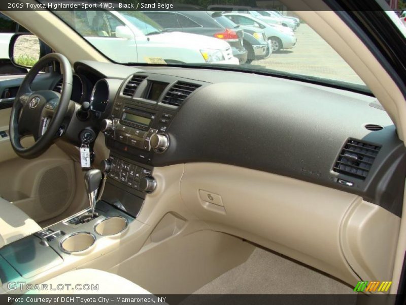 Black / Sand Beige 2009 Toyota Highlander Sport 4WD