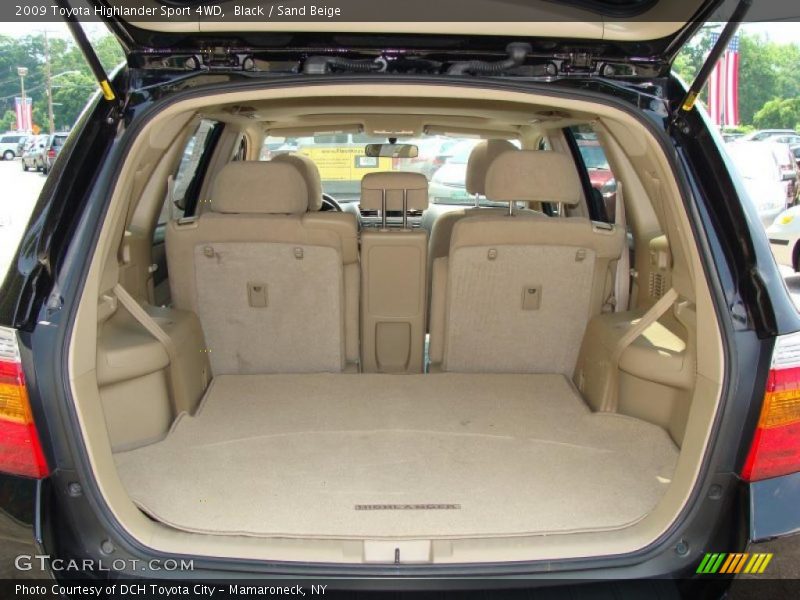 Black / Sand Beige 2009 Toyota Highlander Sport 4WD