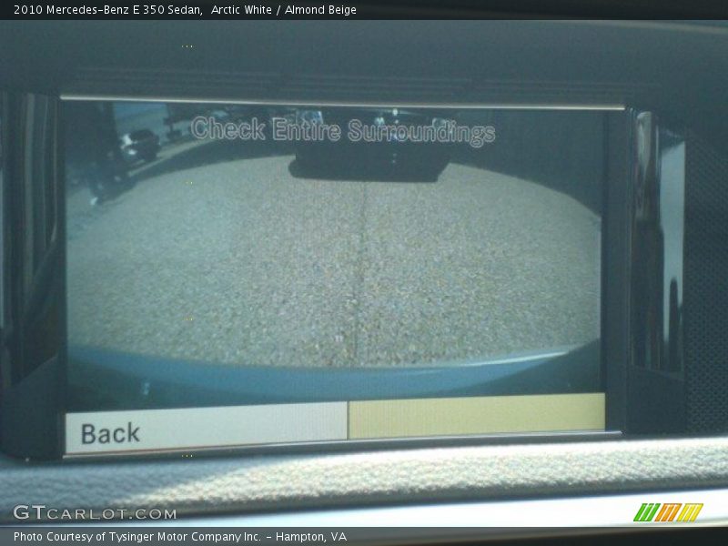 Arctic White / Almond Beige 2010 Mercedes-Benz E 350 Sedan