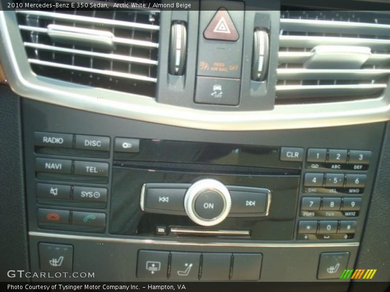 Arctic White / Almond Beige 2010 Mercedes-Benz E 350 Sedan