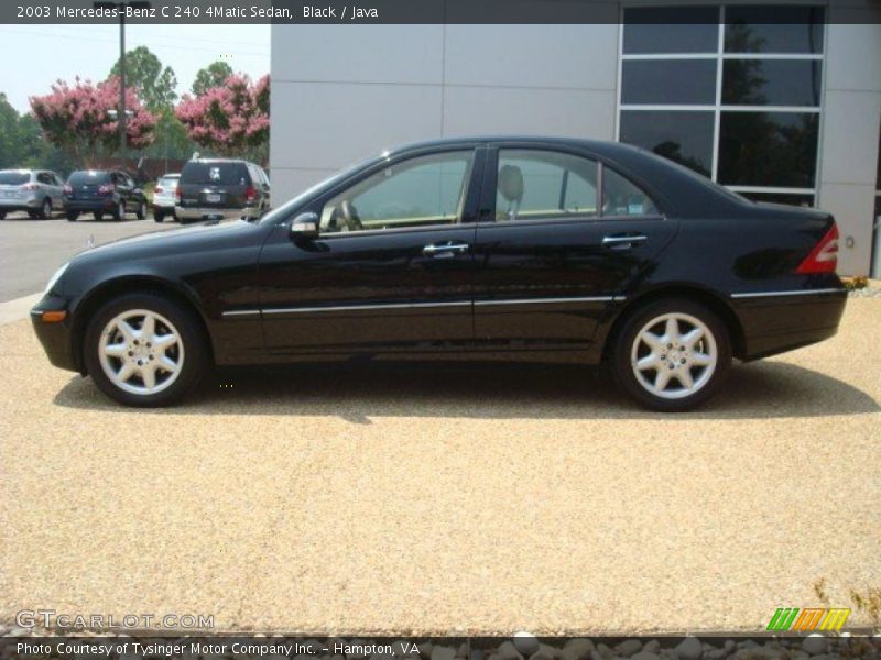 Black / Java 2003 Mercedes-Benz C 240 4Matic Sedan