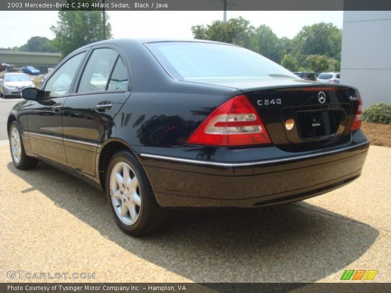Black / Java 2003 Mercedes-Benz C 240 4Matic Sedan