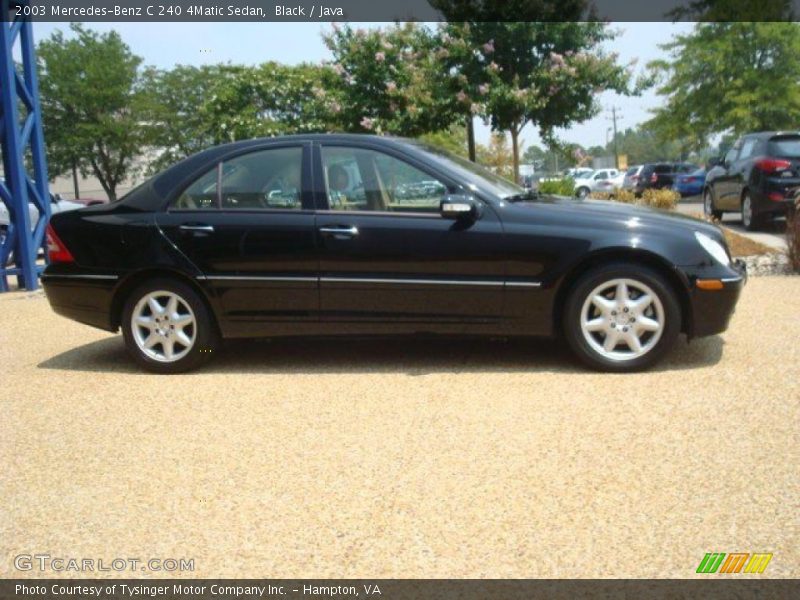 Black / Java 2003 Mercedes-Benz C 240 4Matic Sedan