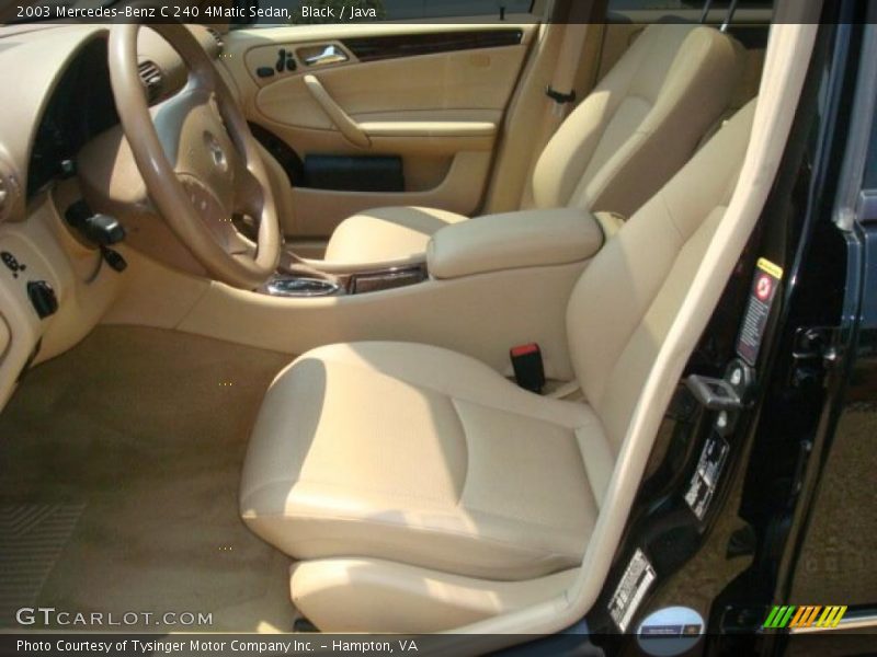 Black / Java 2003 Mercedes-Benz C 240 4Matic Sedan