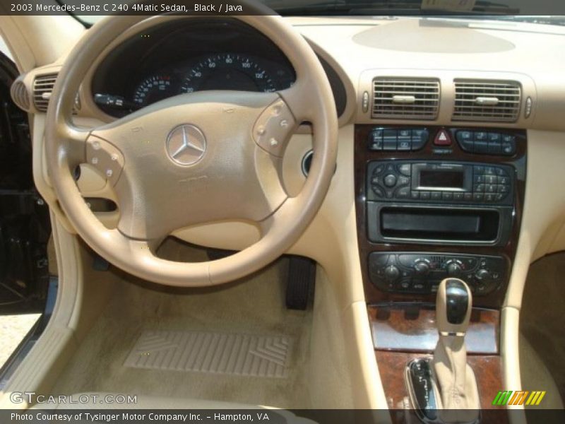 Black / Java 2003 Mercedes-Benz C 240 4Matic Sedan
