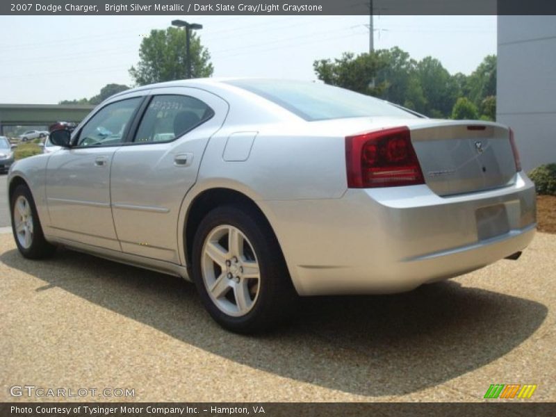 Bright Silver Metallic / Dark Slate Gray/Light Graystone 2007 Dodge Charger