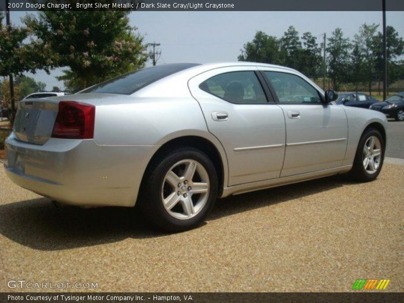 Bright Silver Metallic / Dark Slate Gray/Light Graystone 2007 Dodge Charger
