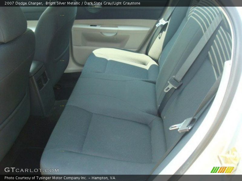 Bright Silver Metallic / Dark Slate Gray/Light Graystone 2007 Dodge Charger