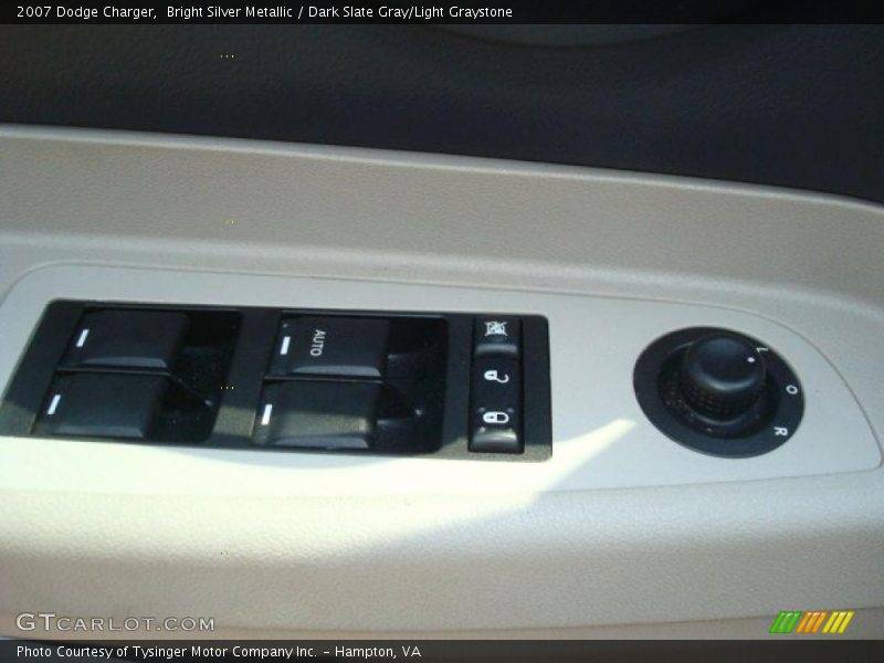 Bright Silver Metallic / Dark Slate Gray/Light Graystone 2007 Dodge Charger