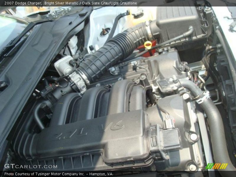 Bright Silver Metallic / Dark Slate Gray/Light Graystone 2007 Dodge Charger
