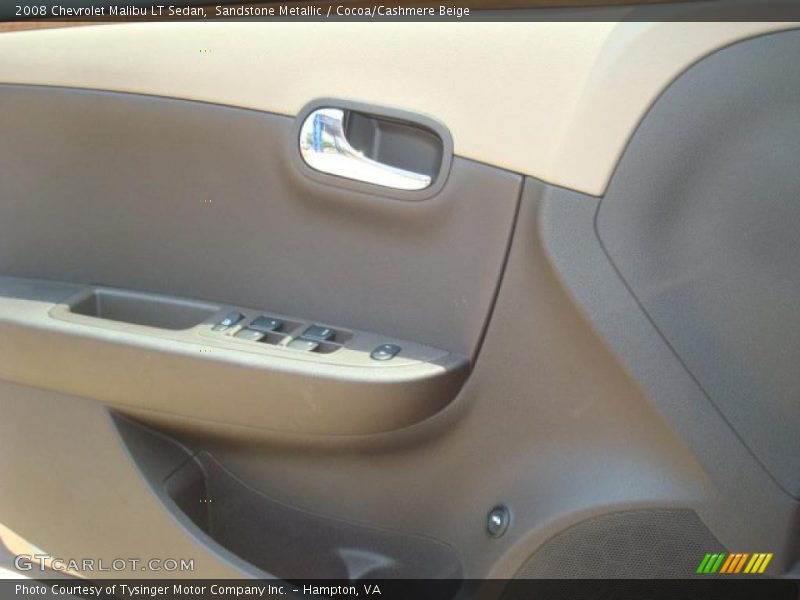 Sandstone Metallic / Cocoa/Cashmere Beige 2008 Chevrolet Malibu LT Sedan
