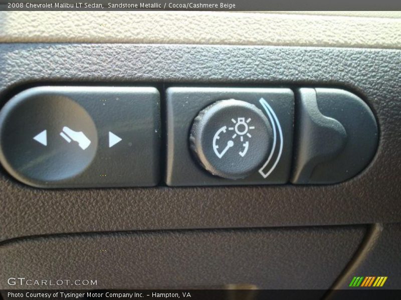 Sandstone Metallic / Cocoa/Cashmere Beige 2008 Chevrolet Malibu LT Sedan