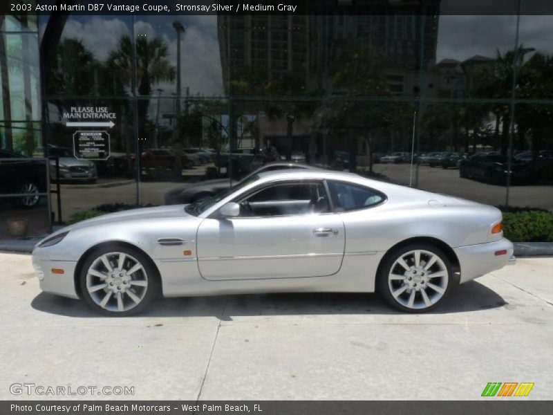 Stronsay Silver / Medium Gray 2003 Aston Martin DB7 Vantage Coupe