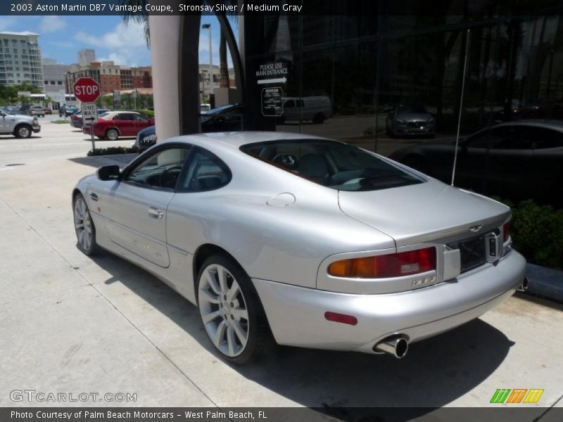 Stronsay Silver / Medium Gray 2003 Aston Martin DB7 Vantage Coupe