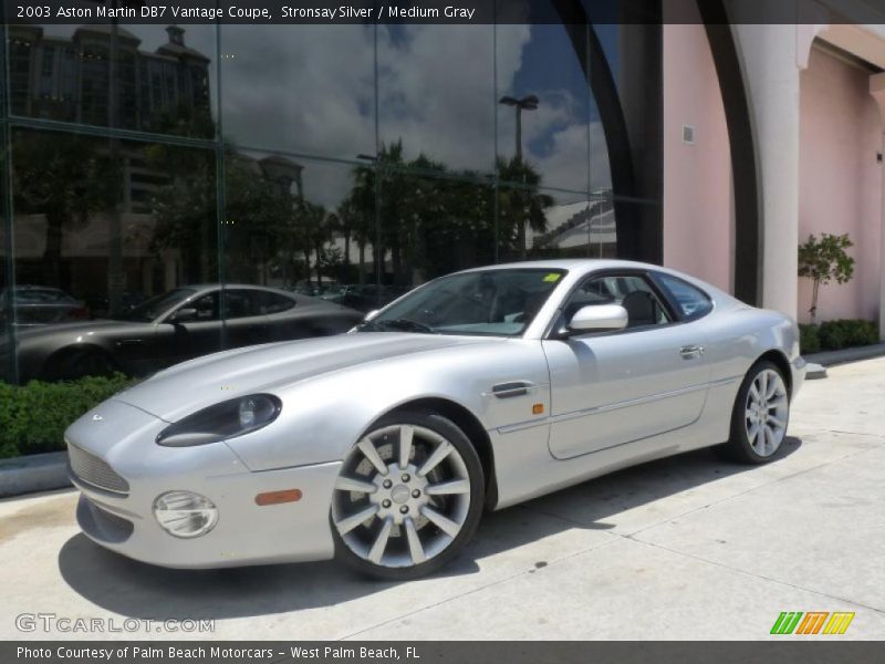 Stronsay Silver / Medium Gray 2003 Aston Martin DB7 Vantage Coupe