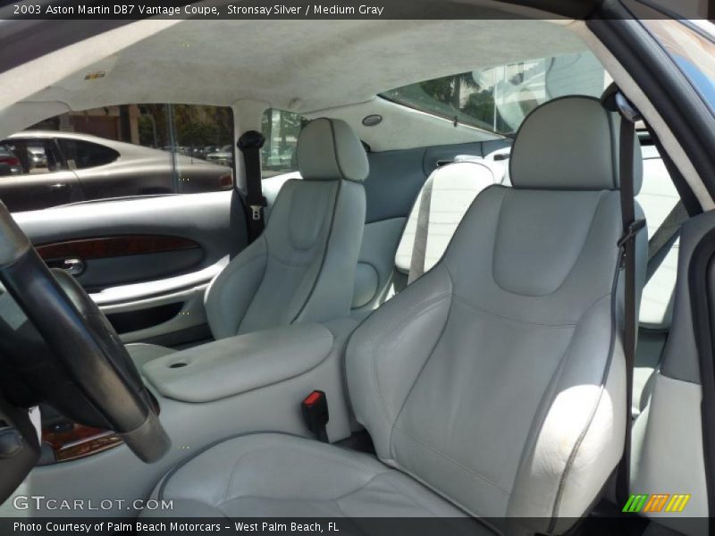 Stronsay Silver / Medium Gray 2003 Aston Martin DB7 Vantage Coupe