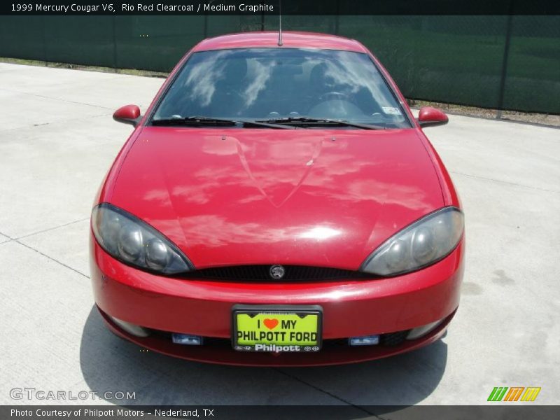 Rio Red Clearcoat / Medium Graphite 1999 Mercury Cougar V6