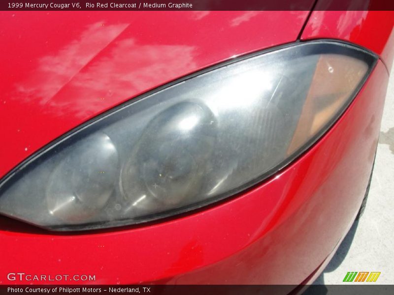 Rio Red Clearcoat / Medium Graphite 1999 Mercury Cougar V6