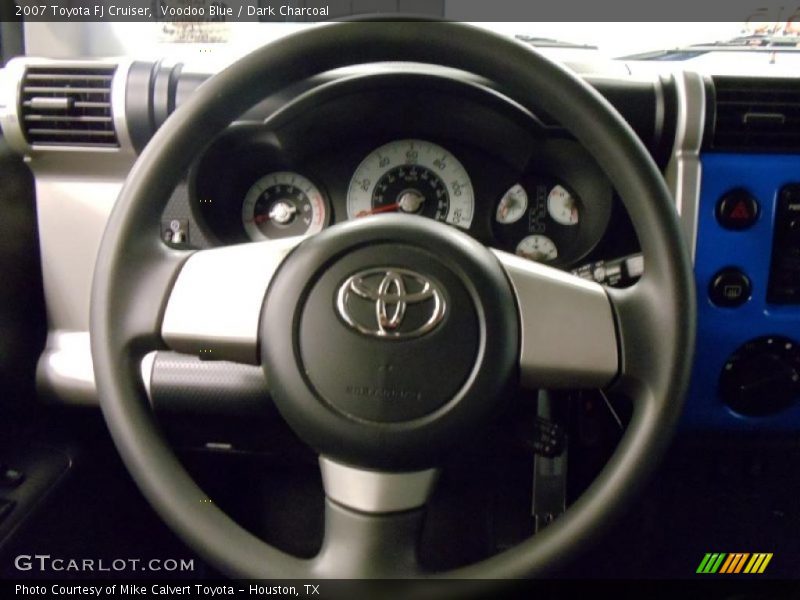 Voodoo Blue / Dark Charcoal 2007 Toyota FJ Cruiser