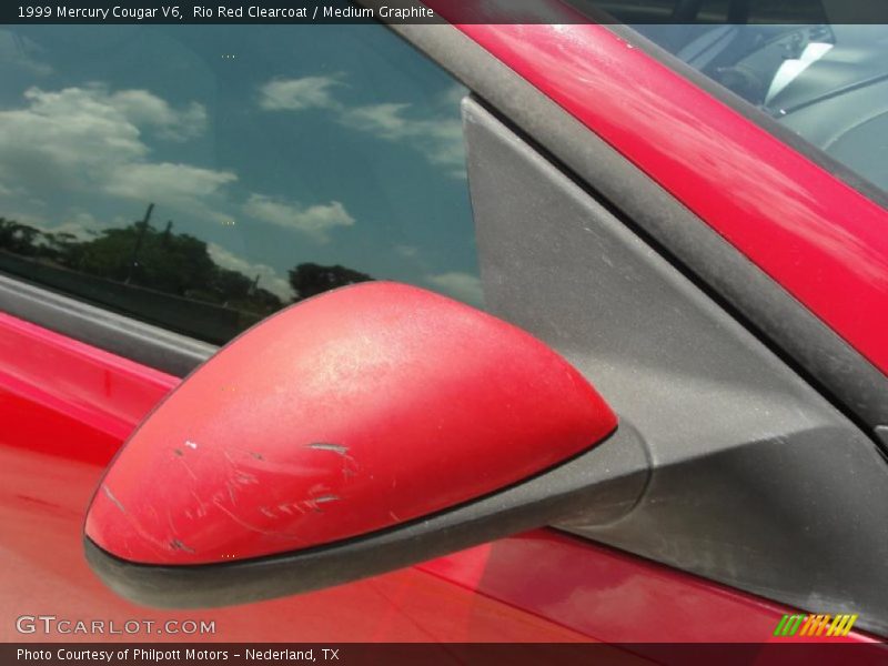 Rio Red Clearcoat / Medium Graphite 1999 Mercury Cougar V6