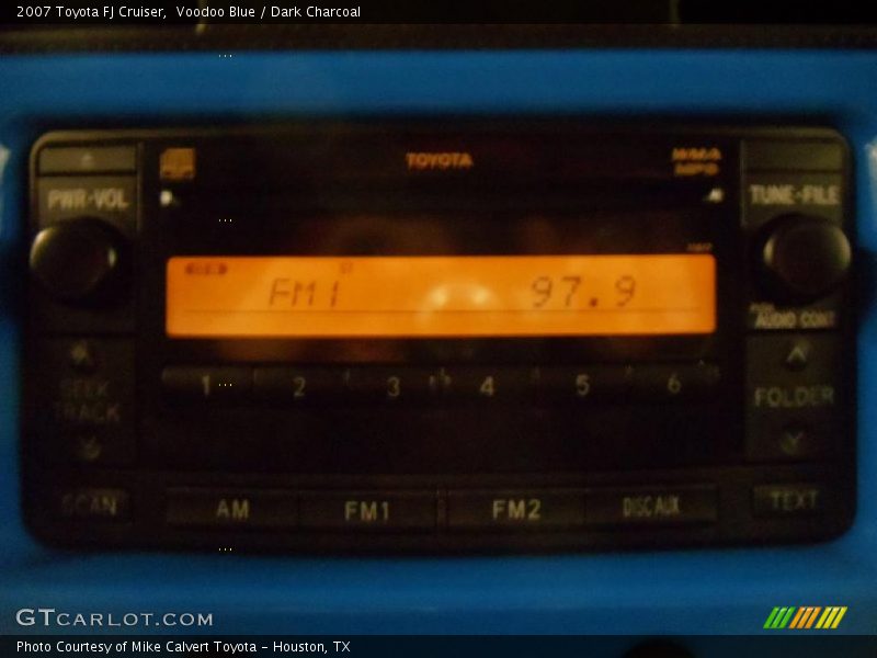Voodoo Blue / Dark Charcoal 2007 Toyota FJ Cruiser