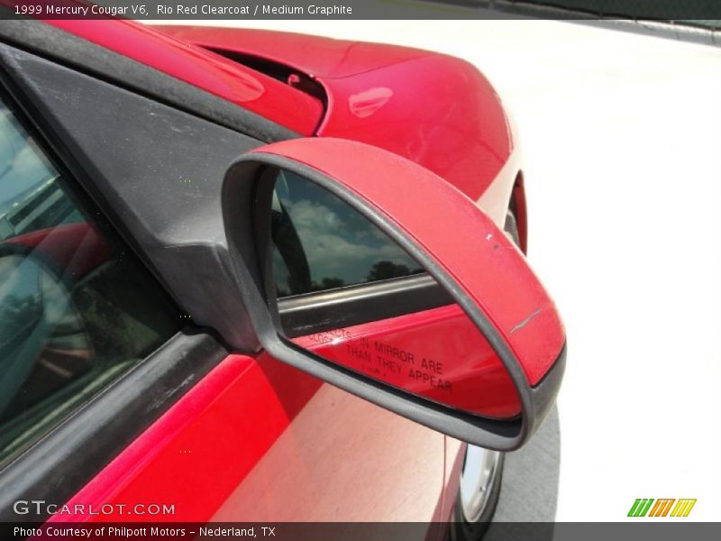 Rio Red Clearcoat / Medium Graphite 1999 Mercury Cougar V6