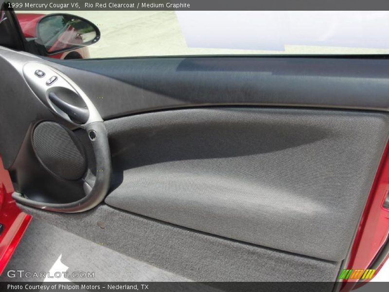 Rio Red Clearcoat / Medium Graphite 1999 Mercury Cougar V6