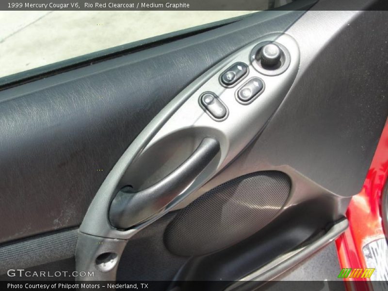 Rio Red Clearcoat / Medium Graphite 1999 Mercury Cougar V6
