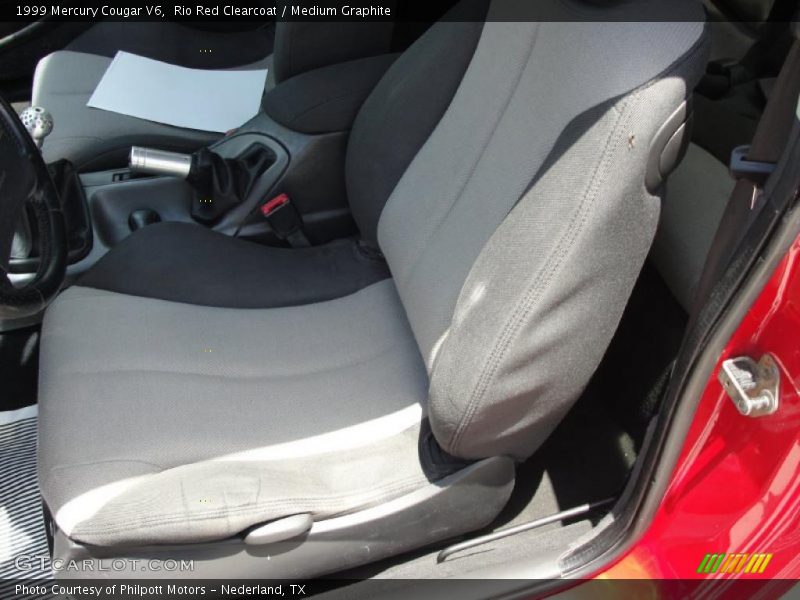 Rio Red Clearcoat / Medium Graphite 1999 Mercury Cougar V6