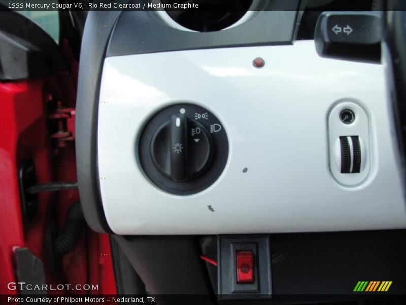 Rio Red Clearcoat / Medium Graphite 1999 Mercury Cougar V6