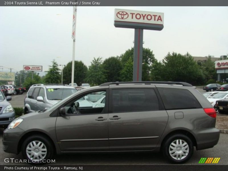 Phantom Gray Pearl / Stone Gray 2004 Toyota Sienna LE
