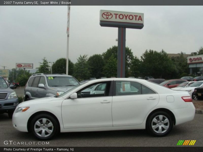 Super White / Bisque 2007 Toyota Camry SE