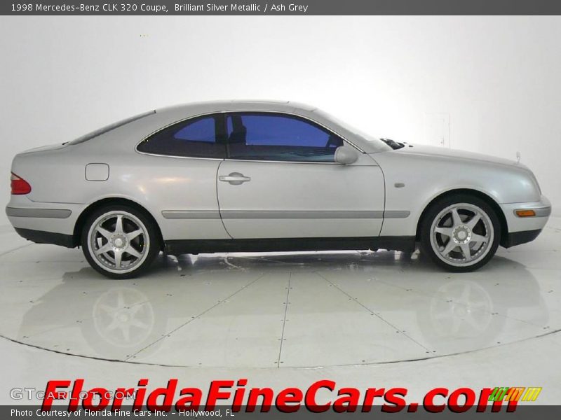 Brilliant Silver Metallic / Ash Grey 1998 Mercedes-Benz CLK 320 Coupe
