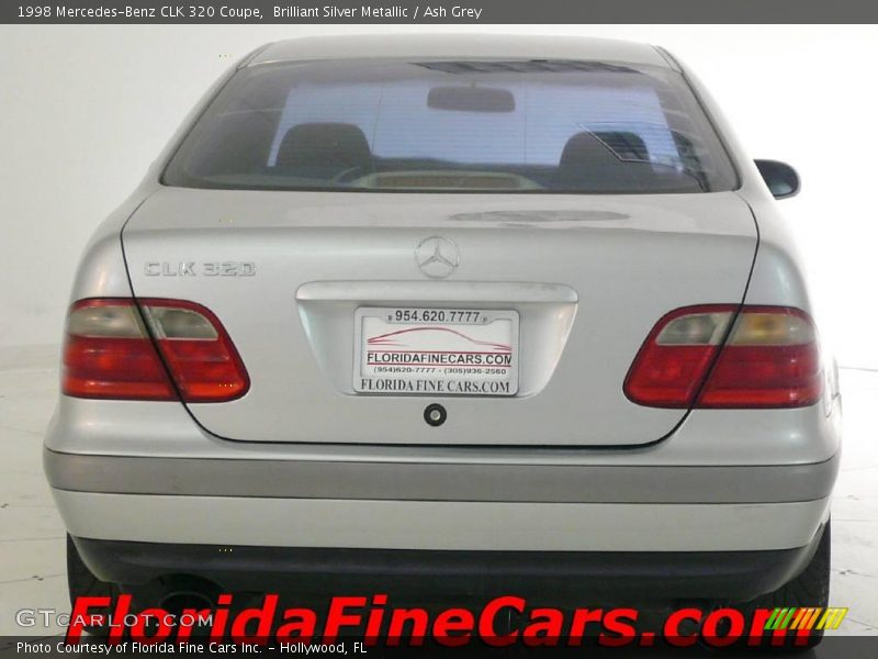 Brilliant Silver Metallic / Ash Grey 1998 Mercedes-Benz CLK 320 Coupe