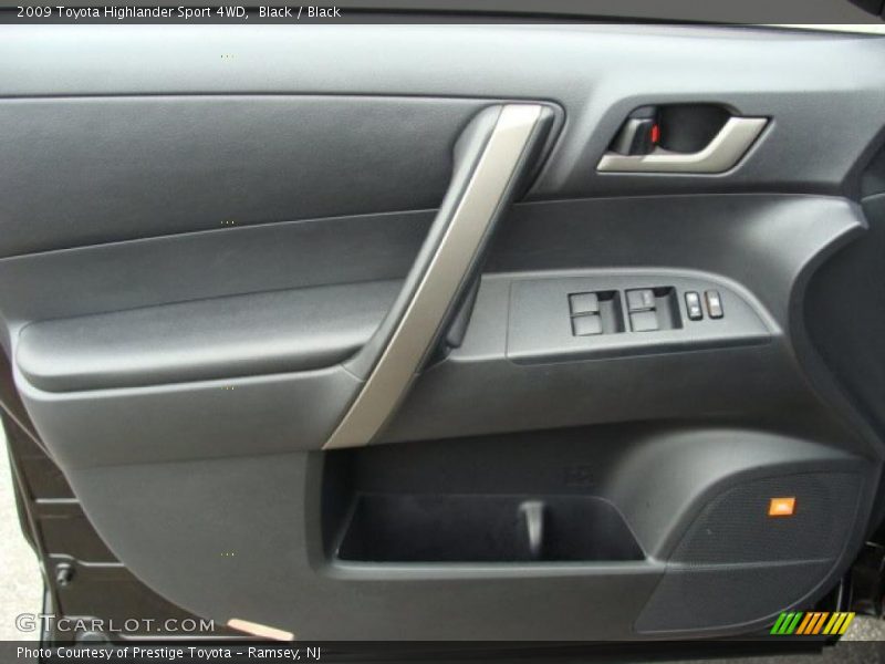 Black / Black 2009 Toyota Highlander Sport 4WD