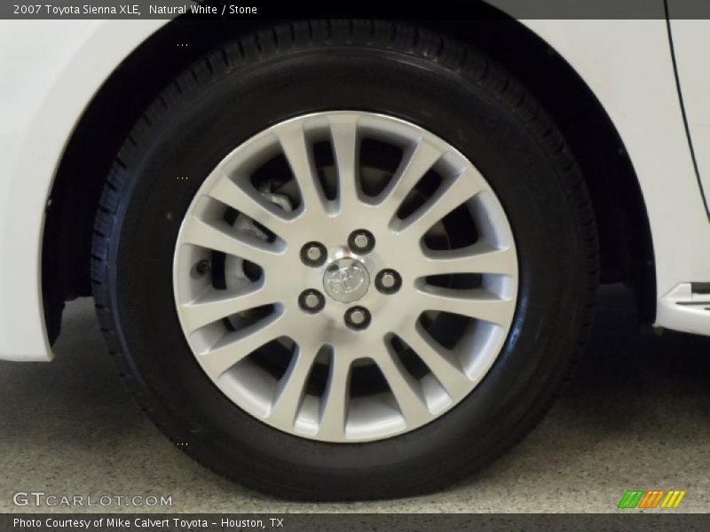 Natural White / Stone 2007 Toyota Sienna XLE
