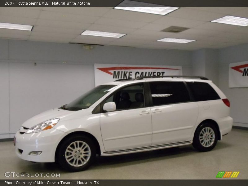 Natural White / Stone 2007 Toyota Sienna XLE