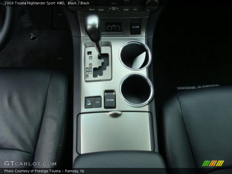 Black / Black 2009 Toyota Highlander Sport 4WD
