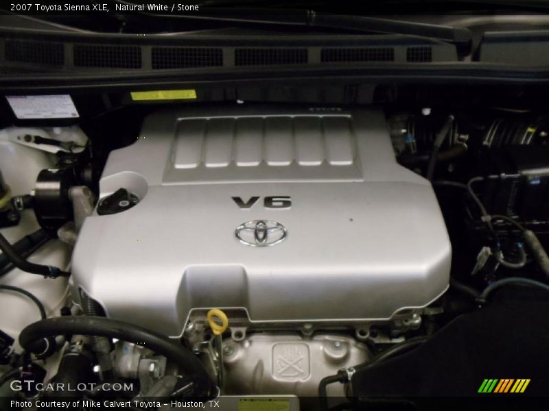 Natural White / Stone 2007 Toyota Sienna XLE