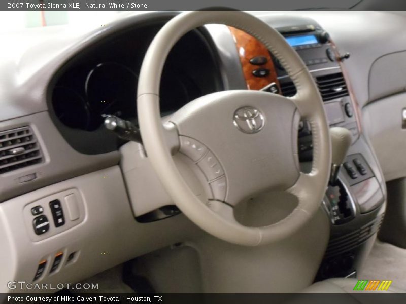 Natural White / Stone 2007 Toyota Sienna XLE